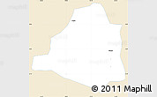 Classic Style Simple Map of Timbio, single color outside