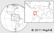 Blank Location Map of TIMBIQUI (Is.), within the entire country