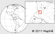 Blank Location Map of Toribio
