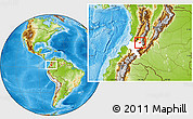 Physical Location Map of Toribio, highlighted parent region