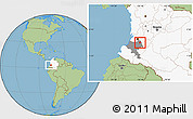 Savanna Style Location Map of Toribio, highlighted country, highlighted parent region