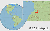 Savanna Style Location Map of Toribio
