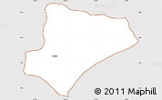 Classic Style Simple Map of Toribio, cropped outside