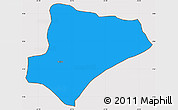 Political Simple Map of Toribio, cropped outside