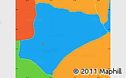 Political Simple Map of Toribio