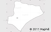 Silver Style Simple Map of Toribio, cropped outside