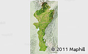 Satellite 3D Map of Cesar, lighten