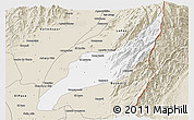 Classic Style 3D Map of Agustin Codazzi