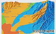 Political 3D Map of Agustin Codazzi