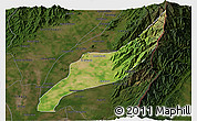 Satellite 3D Map of Agustin Codazzi, darken