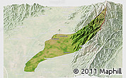 Satellite 3D Map of Agustin Codazzi, lighten