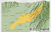 Savanna Style 3D Map of Agustin Codazzi