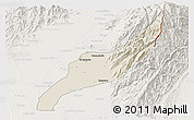 Shaded Relief 3D Map of Agustin Codazzi, lighten
