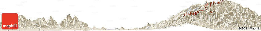 Classic Style Horizon Map of Agustin Codazzi