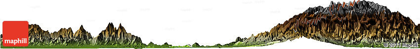 Physical Horizon Map of Agustin Codazzi, darken Physical Horizon Map of Agustin Codazzi, darken