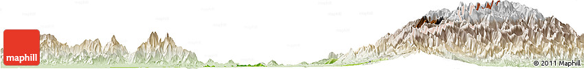 Physical Horizon Map of Agustin Codazzi, lighten