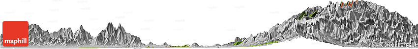 Satellite Horizon Map of Agustin Codazzi, lighten, desaturated