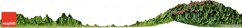 Satellite Horizon Map of Agustin Codazzi
