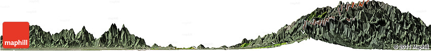Satellite Horizon Map of Agustin Codazzi, semi-desaturated