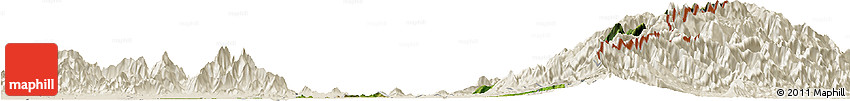 Satellite Horizon Map of Agustin Codazzi, shaded relief outside Satellite Horizon Map of Agustin Codazzi, shaded relief outside