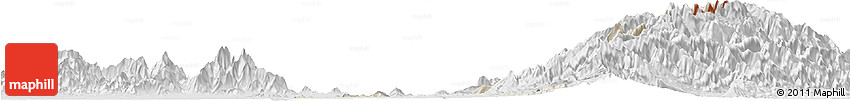 Shaded Relief Horizon Map of Agustin Codazzi, lighten, desaturated Shaded Relief Horizon Map of Agustin Codazzi, lighten, desaturated