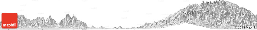 Silver Style Horizon Map of Agustin Codazzi