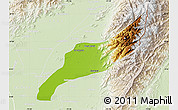 Physical Map of Agustin Codazzi, lighten