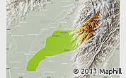 Physical Map of Agustin Codazzi, lighten, semi-desaturated
