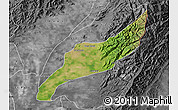 Satellite Map of Agustin Codazzi, desaturated