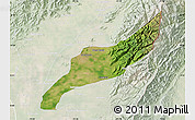 Satellite Map of Agustin Codazzi, lighten
