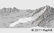 Gray Panoramic Map of Agustin Codazzi