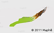 Physical Panoramic Map of Agustin Codazzi, cropped outside