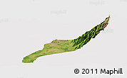 Satellite Panoramic Map of Agustin Codazzi, cropped outside