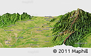 Satellite Panoramic Map of Agustin Codazzi