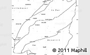 Blank Simple Map of Agustin Codazzi