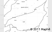 Blank Simple Map of Becerril