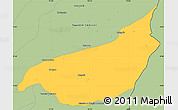 Savanna Style Simple Map of Becerril