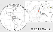 Blank Location Map of Gonzalez