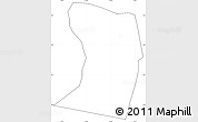 Blank Simple Map of Gonzalez, cropped outside, no labels