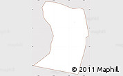 Classic Style Simple Map of Gonzalez, cropped outside