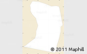 Classic Style Simple Map of Gonzalez, single color outside