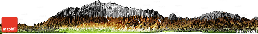 Physical Horizon Map of Cesar, darken
