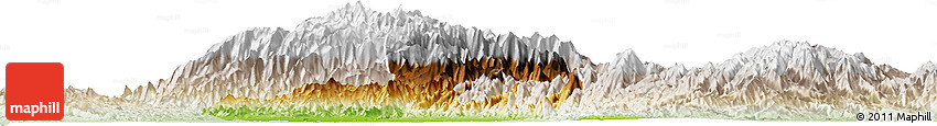 Physical Horizon Map of Cesar, lighten