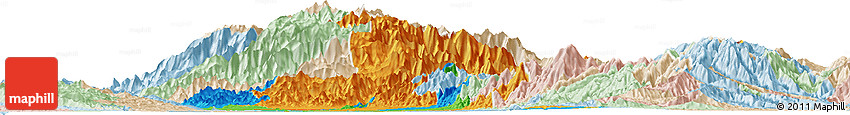 Political Horizon Map of Cesar, lighten Political Horizon Map of Cesar, lighten