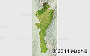 Satellite Map of Cesar, lighten