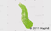 Physical Map of Alto Baudo (Pie de Pato), cropped outside