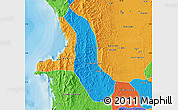 Political Map of Alto Baudo (Pie de Pato)