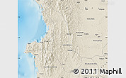 Shaded Relief Map of Alto Baudo (Pie de Pato)