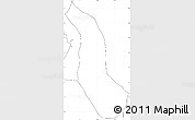 Blank Simple Map of Alto Baudo (Pie de Pato), no labels