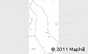 Blank Simple Map of Alto Baudo (Pie de Pato)